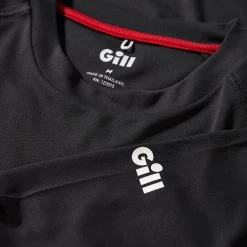 Gill Mens UV Tec Crew Neck Long Sleeve Tee - Charcoal -Professional Nautical Clothing Store 2019 Gill UV Tec Long Sleeve Tee UV011 Charocal 4