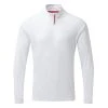 Gill Mens UV Tec Zip Neck Long Sleeve Tee - White 2 Gill Mens UV Tec Zip Neck Long Sleeve Tee - White -Professional Nautical Clothing Store 2019 Gill UV Tec Long Sleeve Zip Tee UV009 White 1