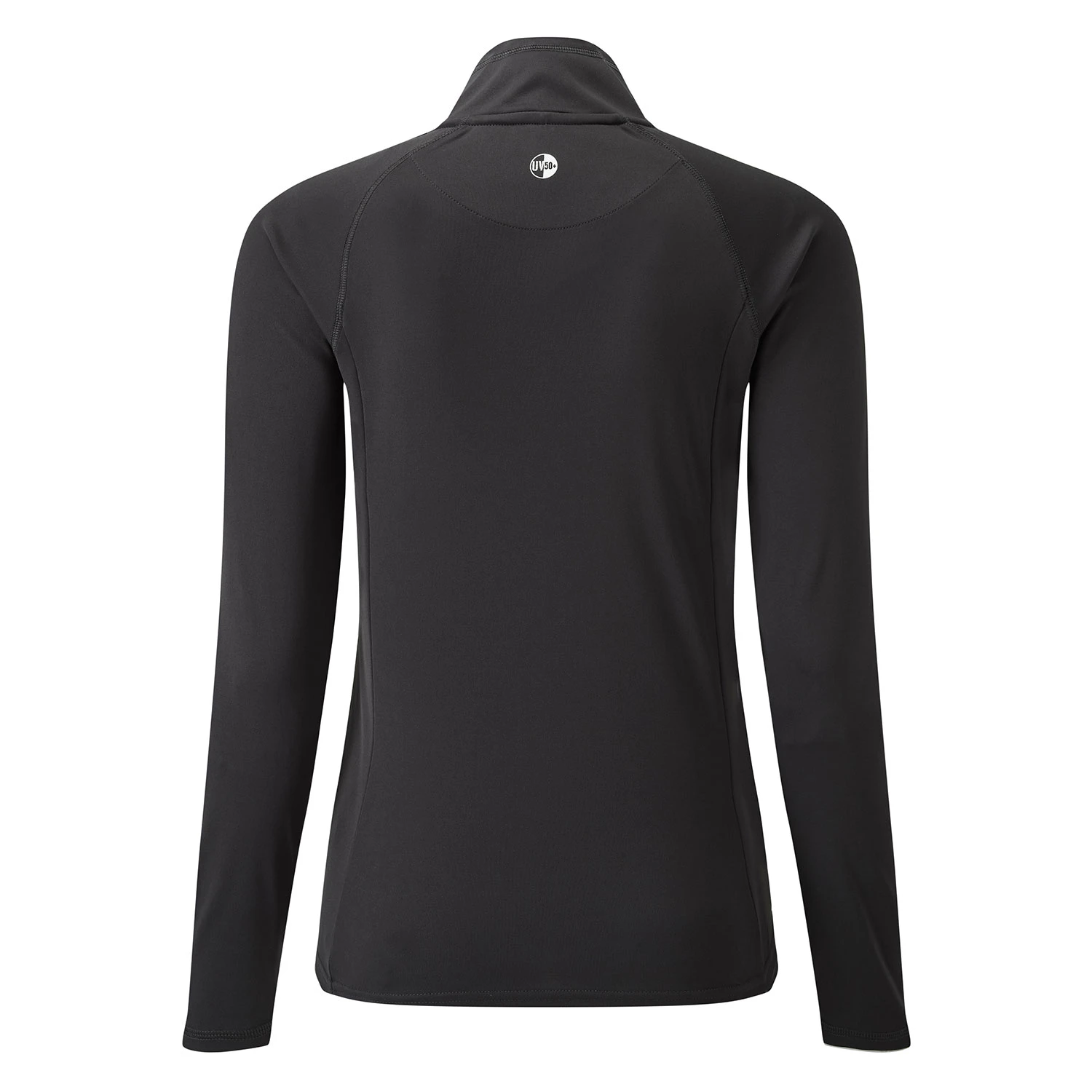 Gill Womens UV Tec Long Sleeve Zip Tee - Charcoal 5 Gill Womens UV Tec Long Sleeve Zip Tee - Charcoal - Image 3