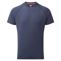 Gill Mens UV Tec Crew Neck T-Shirt - Ocean