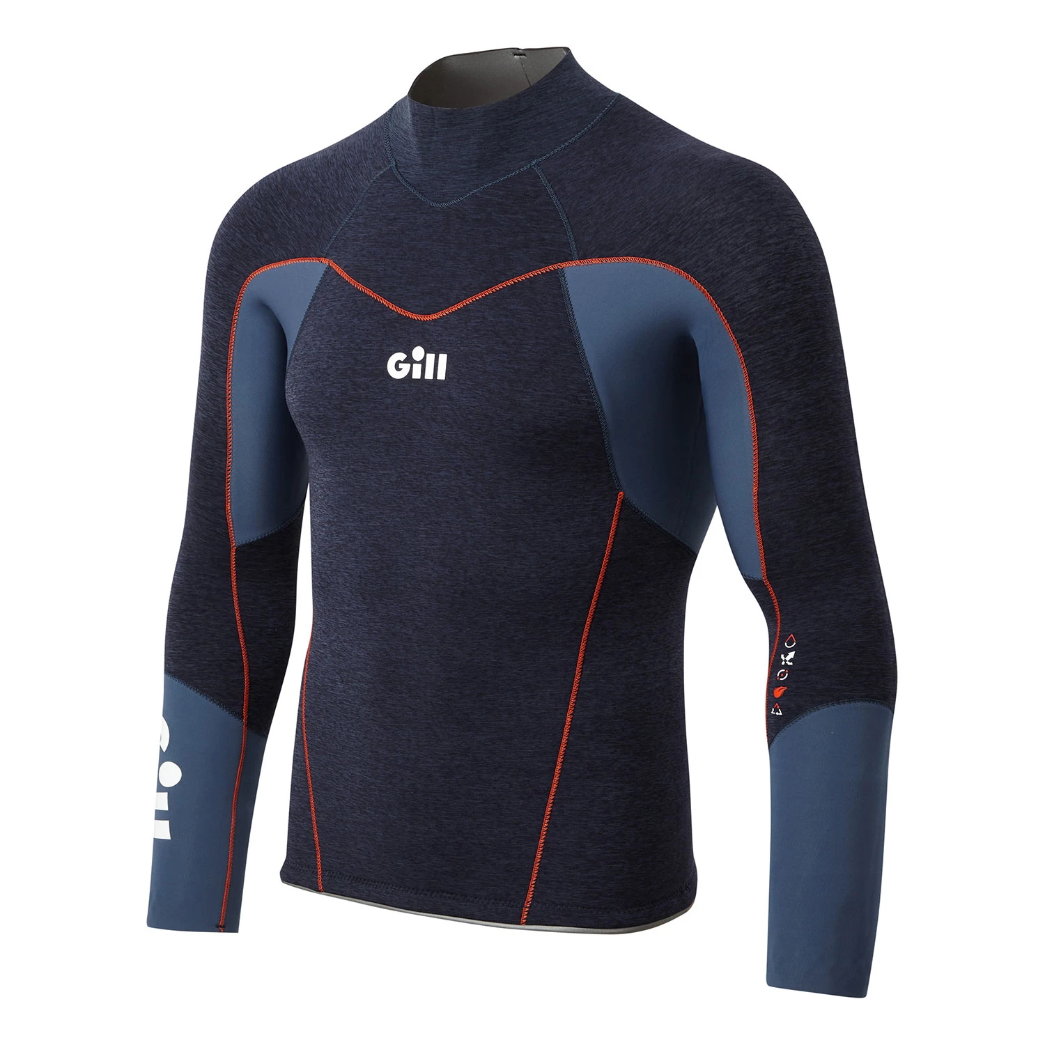 Gill Race Firecell Long Sleeve Wetsuit Top - Blue 2 Gill Race Firecell Long Sleeve Wetsuit Top - Blue