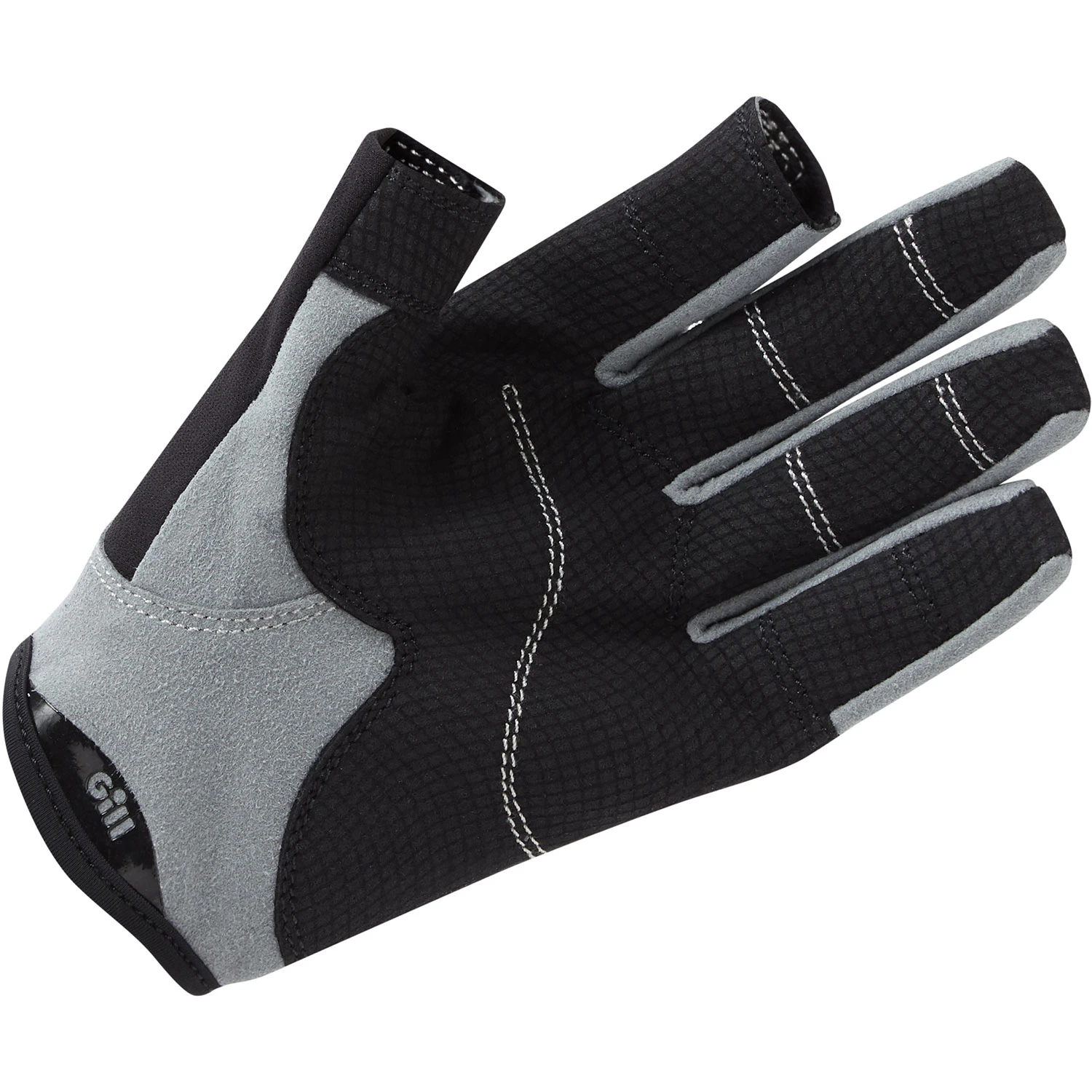 Gill Junior Deckhand Long Finger Sailing Gloves - Black 4 Gill Junior Deckhand Long Finger Sailing Gloves - Black - Image 2