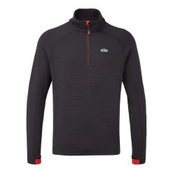 Gill OS Thermal Zip Neck Neck Top - Graphite