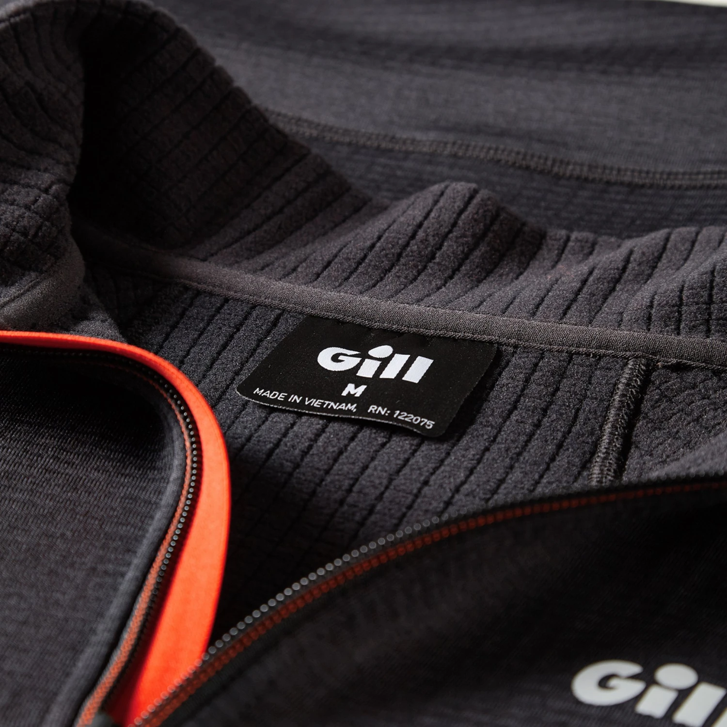 Gill OS Thermal Zip Neck Neck Top - Graphite 5 Gill OS Thermal Zip Neck Neck Top - Graphite - Image 3