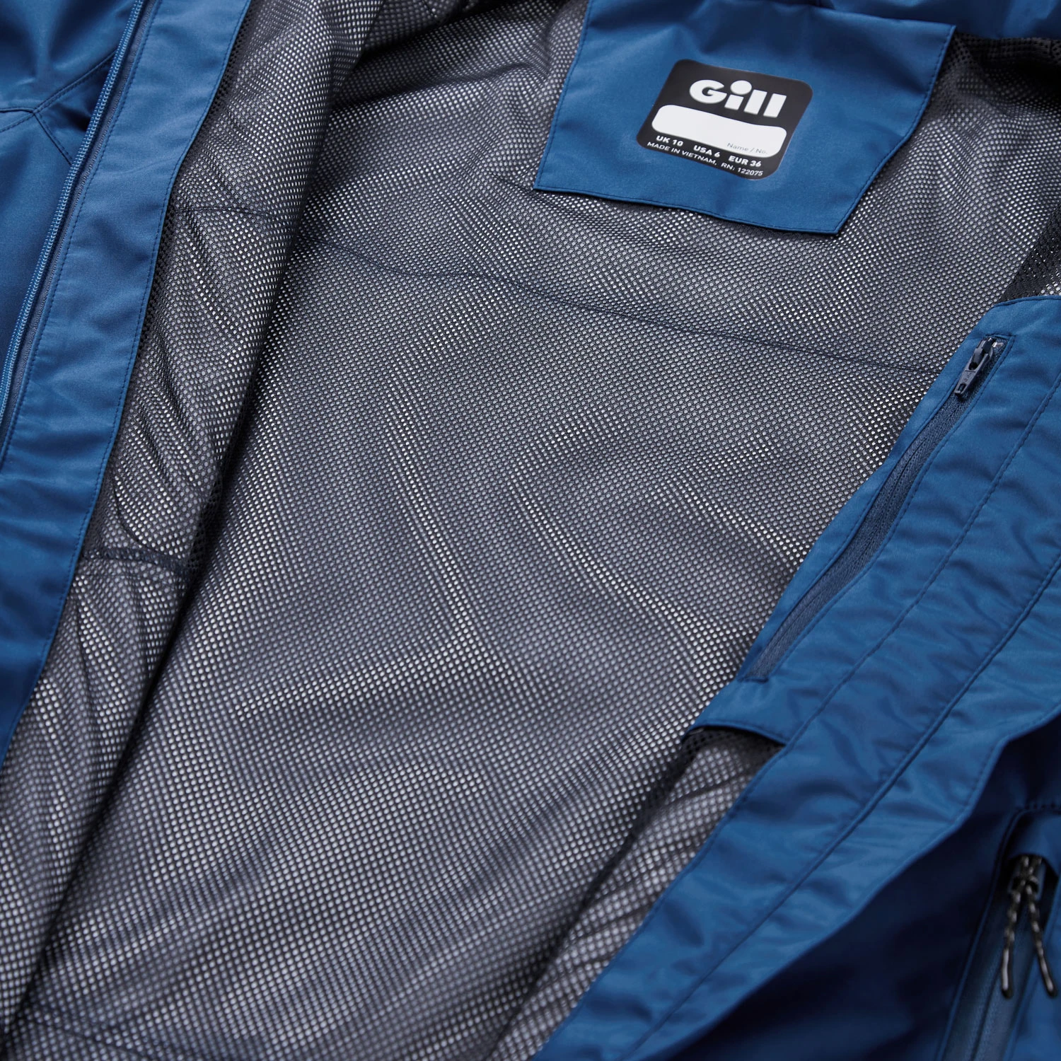 Gill Womens Pilot Inshore Sailing Jacket - Atlantic Blue 5 Gill Womens Pilot Inshore Sailing Jacket - Atlantic Blue - Image 3