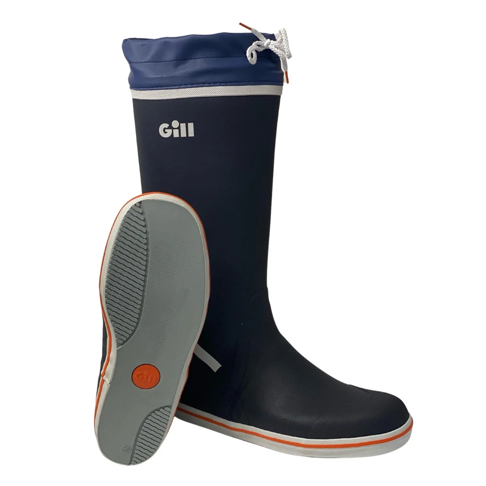 Gill Tall Yachting Boot - Navy 5 Gill Tall Yachting Boot - Navy - Image 3