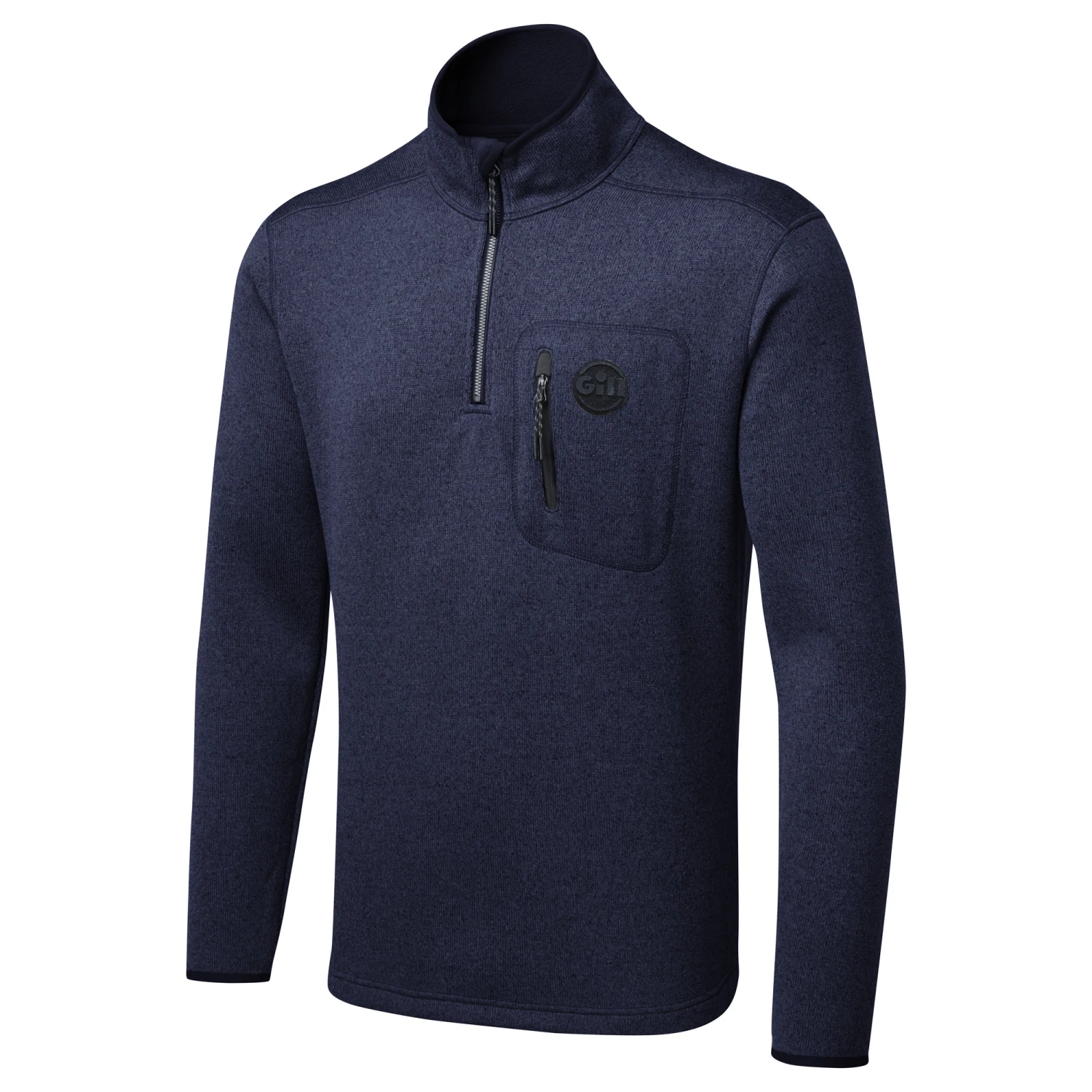 Gill Knit Fleece - Navy 5 Gill Knit Fleece - Navy - Image 3