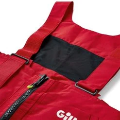 Gill Men's OS2 Offshore Suit & Free Tarp Barrel Bag 32 Gill Men's OS2 Offshore Suit & Free Tarp Barrel Bag -Professional Nautical Clothing Store Gill OS2 Trousers 2022 Red Braces Detail 1