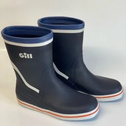 Gill Short Cruising Boot - Navy -Professional Nautical Clothing Store Gill Short Cruising Deck Boot Pair