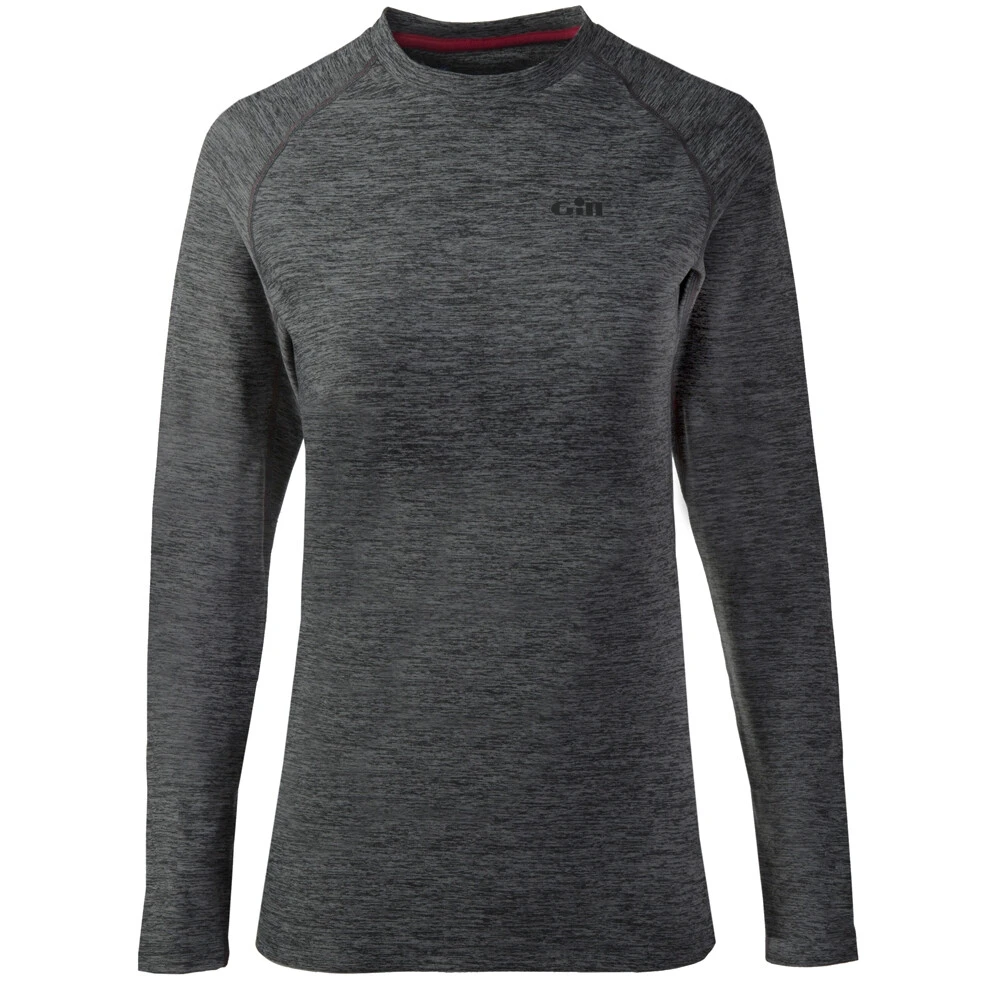 Gill Women's Long Sleeve Crew Neck Top - Grey 3 Gill Women's Long Sleeve Crew Neck Top - Grey