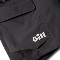 Gill Gill OS3 Coastal Shorts 2023 - Graphite -Professional Nautical Clothing Store OS32SH Gill OS3 Coastal Shorts Graphite Cargo Pocket Detail