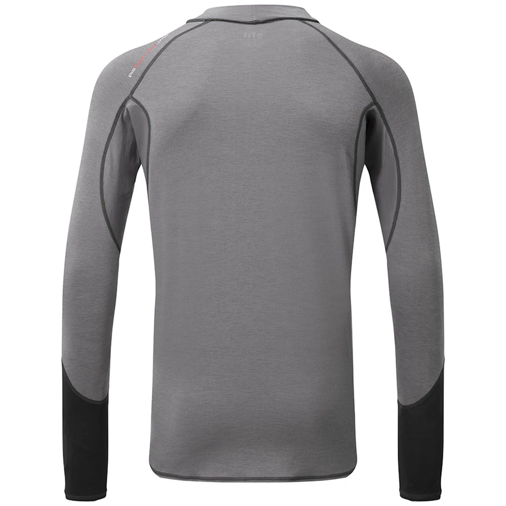 Gill Men's Long Sleeve Eco Pro Rash Vest Grey 5 Gill Men's Long Sleeve Eco Pro Rash Vest Grey - Image 3