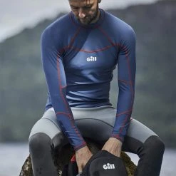 Gill Men's Long Sleeve Pro Rash Vest -Professional Nautical Clothing Store gill mens long sleeve pro rash vest 2
