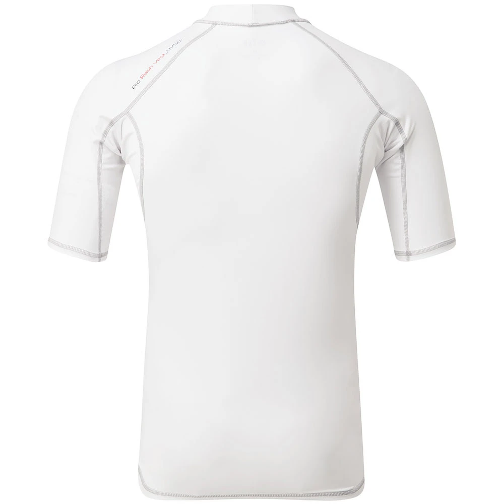 Gill Men's Pro Short Sleeve Rash Vest White 4 Gill Men's Pro Short Sleeve Rash Vest White - Image 2